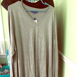 Grey Apt 9 tunic sweater 4xl